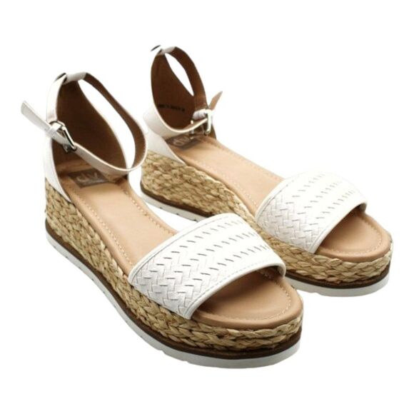 DV by Dolce Vita Womens Woven white Sandals - Picture 1 of 8